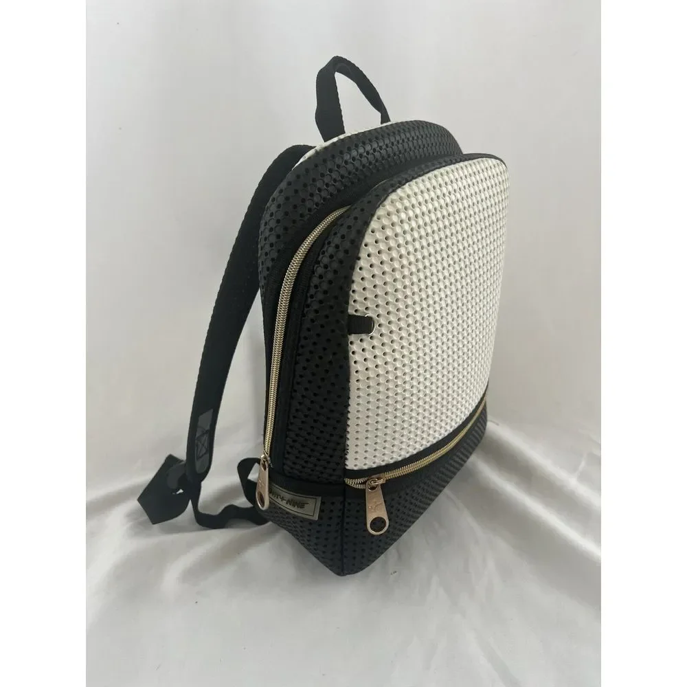 Eight+Nine Black & White Starter Backpack 13x10x4
